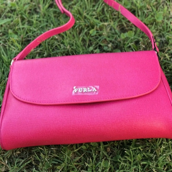 Furla Bags Furla Lilli Crossbody Leather Bag Clutch Gloss Poshmark
